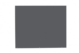 Funkenschutzplatte / Bodenplatte Stahl grau / schwarz 100x120cm 4-Eck Bild 3