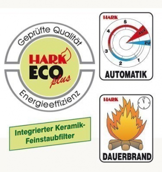 Kaminofen / Dauerbrandofen Hark Nika ECOplus Naturstein 7 kW Bild 3